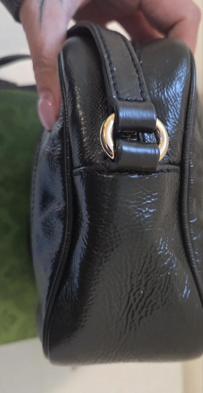 Gucci Soho Disco Patent Leather Crossbody Bag